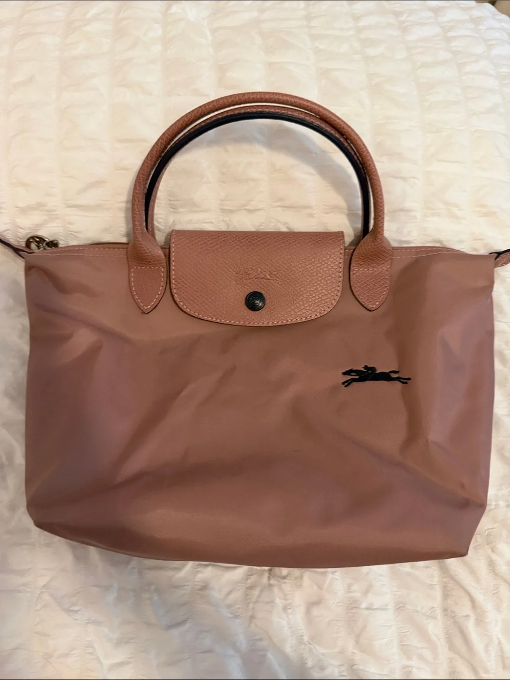 Longchamp Le Pliage Small Top-Handle Tote - Dusty Rose